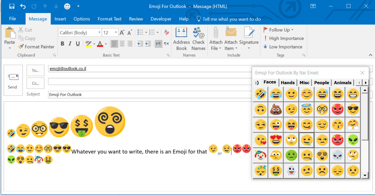 PreviewVideoPNG Emoji For Outlook